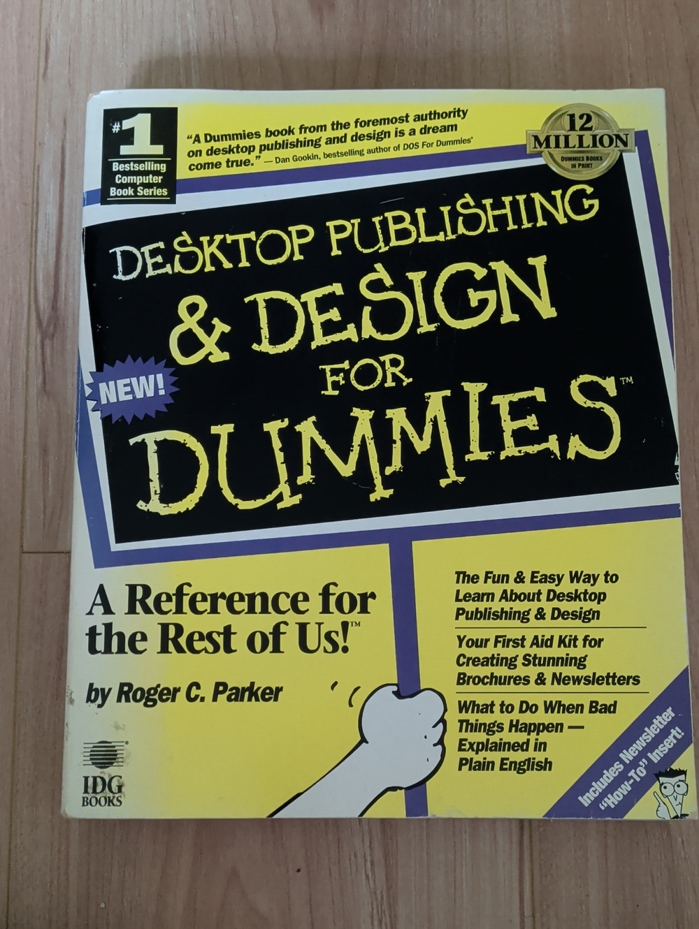 Desktop Publishing & Design for Dummies - Yellow & Black
